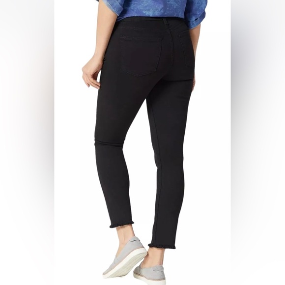 NWT JEN7 by 7FAM Black Ankle Skinny Jeans - Picture 2 of 11